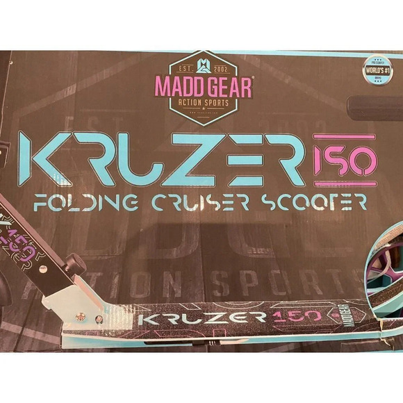 KRUZER 150 FOLDING CRUISER SCOOTER BRAND NEW - NEVER OPENED-  TEAL/BLACK - Picture 12 of 12